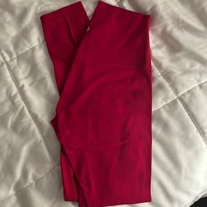 Hot pink Lululemon align leggings 25”